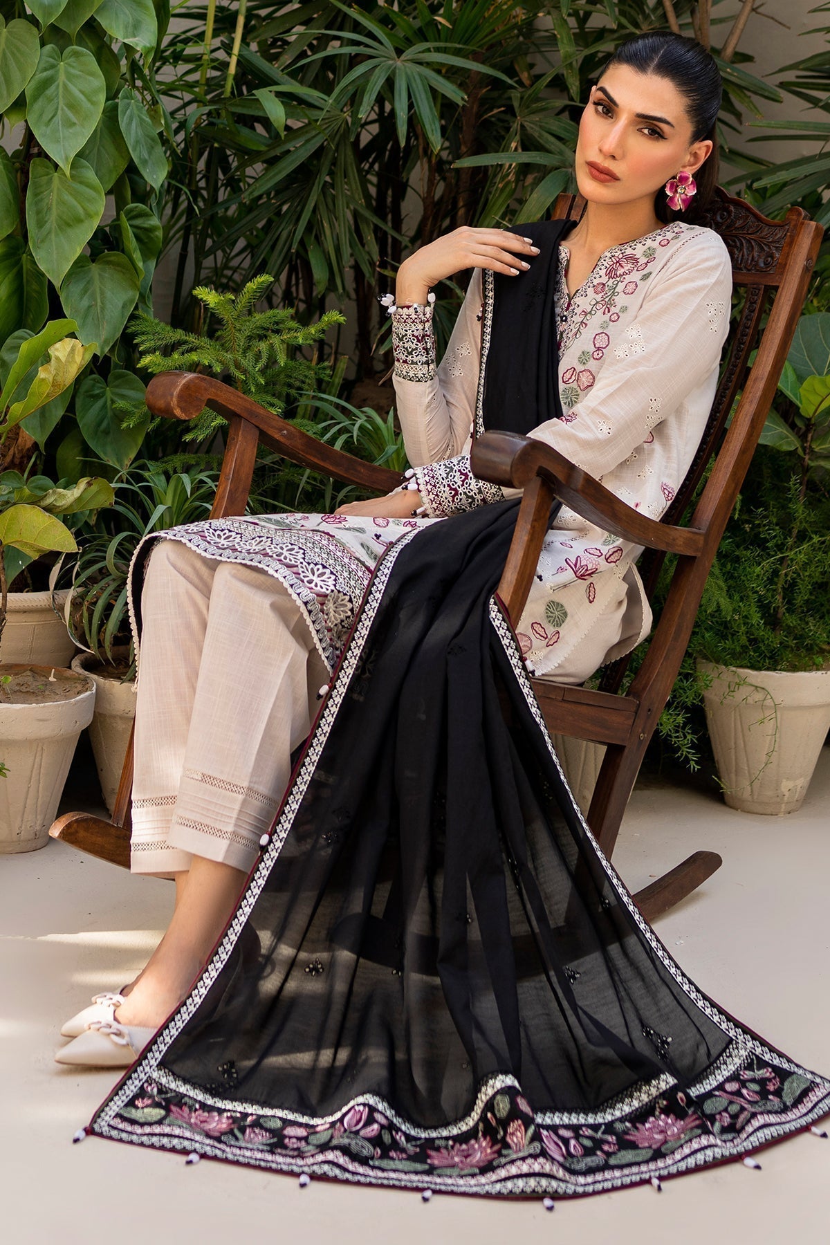 Jazmin | Irish Lawn SS 24 | D8 - Maria Faisal.