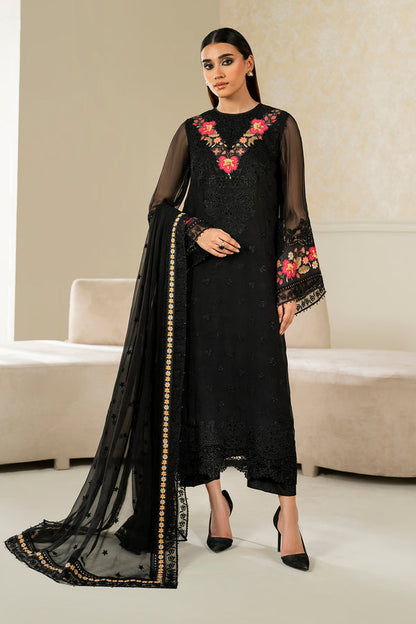 Baroque | Luxury Pret 25 | EMBROIDERED CHIFFON PR-1144 - Ladies Clothes - Maria Faisal