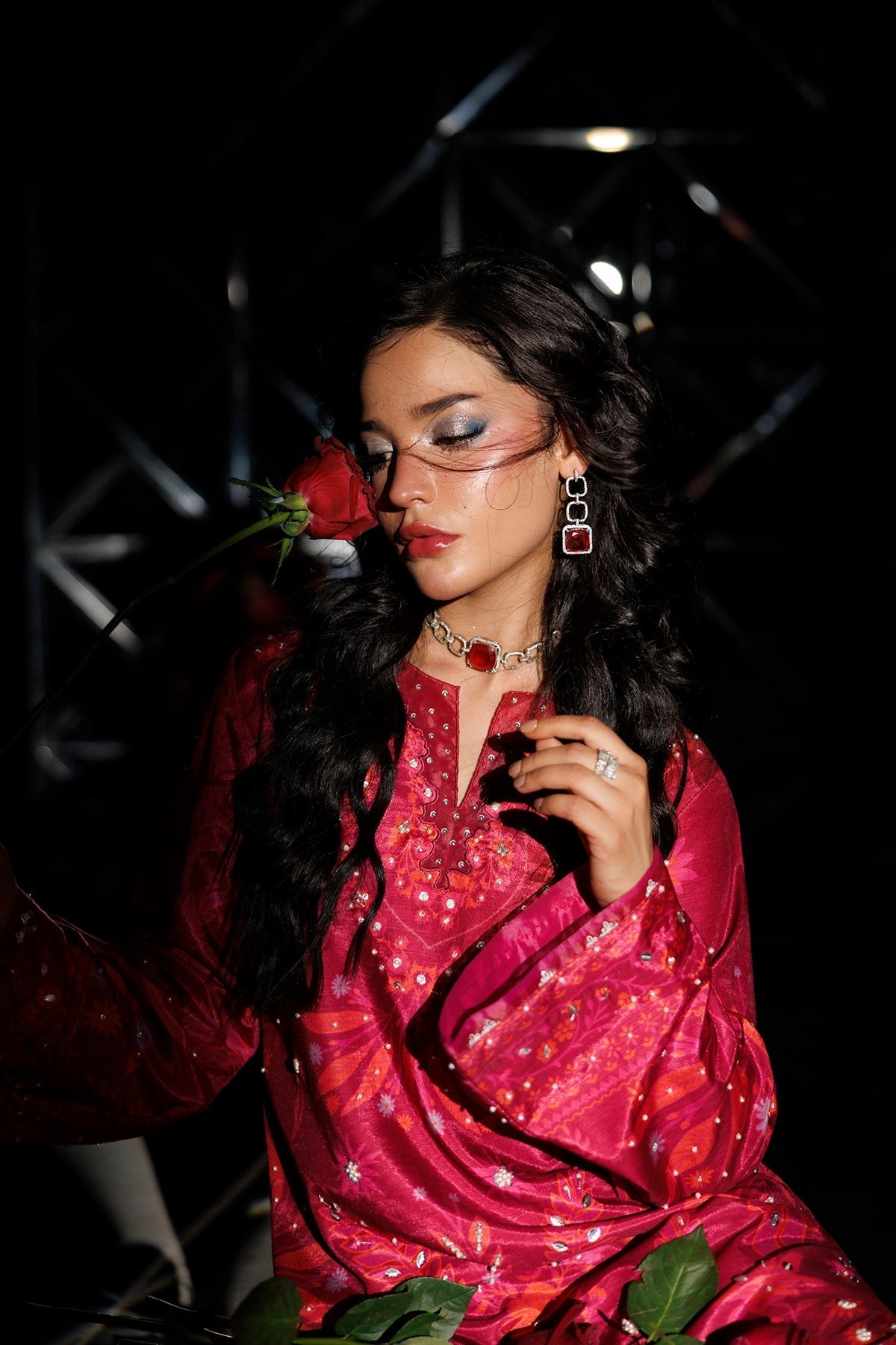 Rangrasiya | Luxe Silk 26 | Soie - Luxury Dress - available at Maria Faisal in UK and USA.