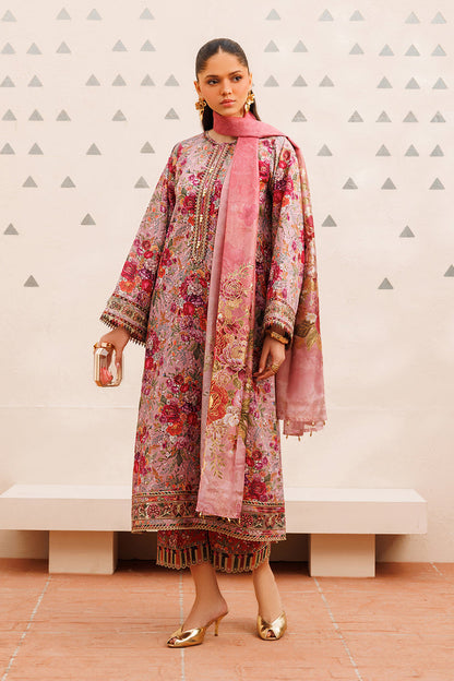 Baroque | Luxury Pret Summer | UF-4398 - Luxury Dress - available at Maria Faisal in UK and USA.