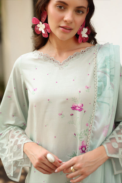 Iznik | lawn 26 | UE-500 - Dress - available at Maria Faisal in UK and USA.