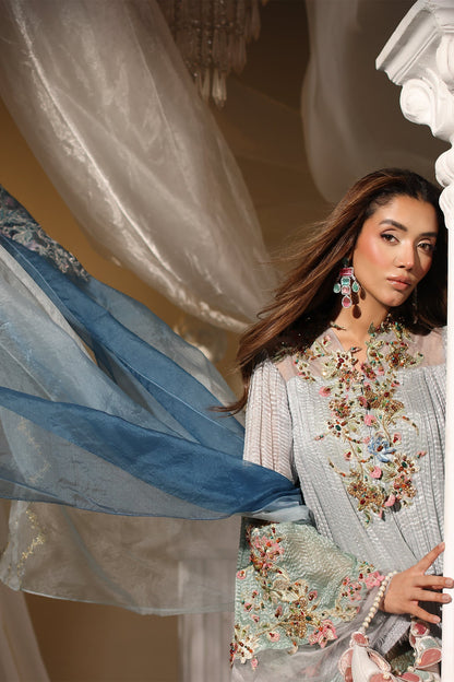 Musferah Saad | Casa Blance |Glacial Ombre - Bridal Dress - available at Maria Faisal in UK and USA.