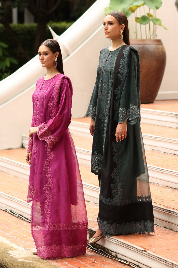 Baroque | Luxury Pret Summer | UF-4253 - Luxury Dress - available at Maria Faisal in UK and USA.