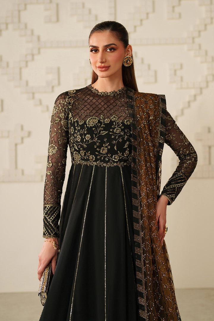Iznik | Chinon Chiffon | UE-621 - Dress - available at Maria Faisal in UK and USA.