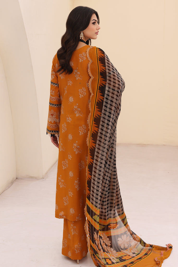 Charizma | Naranji Embroidered Lawn 24 | CN4-001 - Maria Faisal