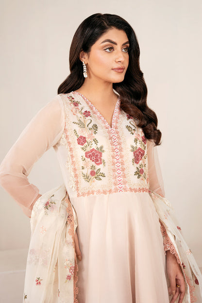 Baroque | Luxury Pret 25 | EMBROIDERED CHIFFON PR-1055 - Ladies Clothes - Maria Faisal