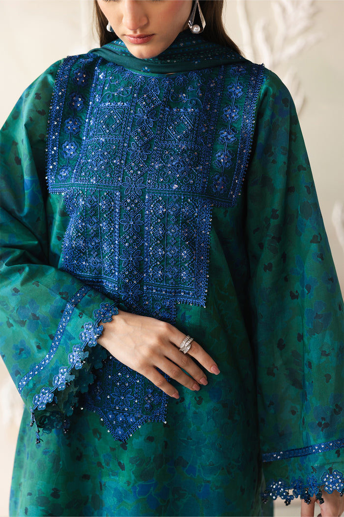 Baroque | Luxury Summer Pret | UF-4426 - Luxury Dress - available at Maria Faisal in UK and USA.