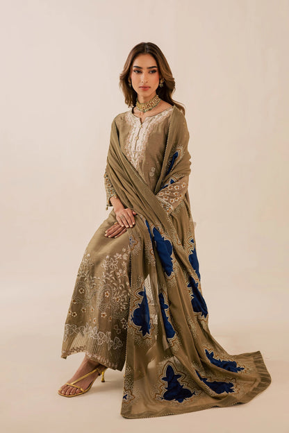 Nureh | Fancy Formal | NP-748 - Formal Dress - available at Maria Faisal in UK and USA.