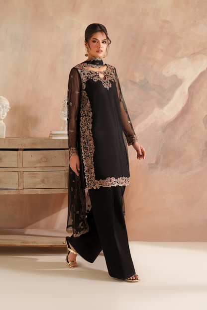 Iznik I Festive Formal I CC-77 Embroidered Net - Ladies Clothes - Maria Faisal