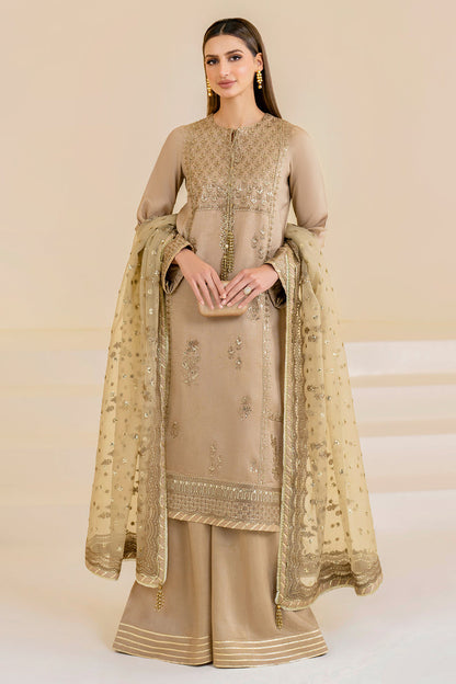 Jazmin | Formals Collection | Raw Silk UR-7024 - Ladies Clothes - Maria Faisal