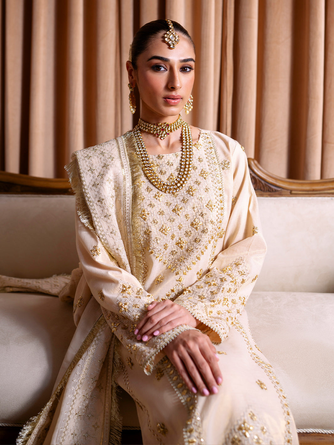 Faiza Faisal | Rema Wedding Formals 24 | Saleha - Designer Dress with Intricate embroidery and embellishments. Shop elegent wedding dress at Maria Faisal.