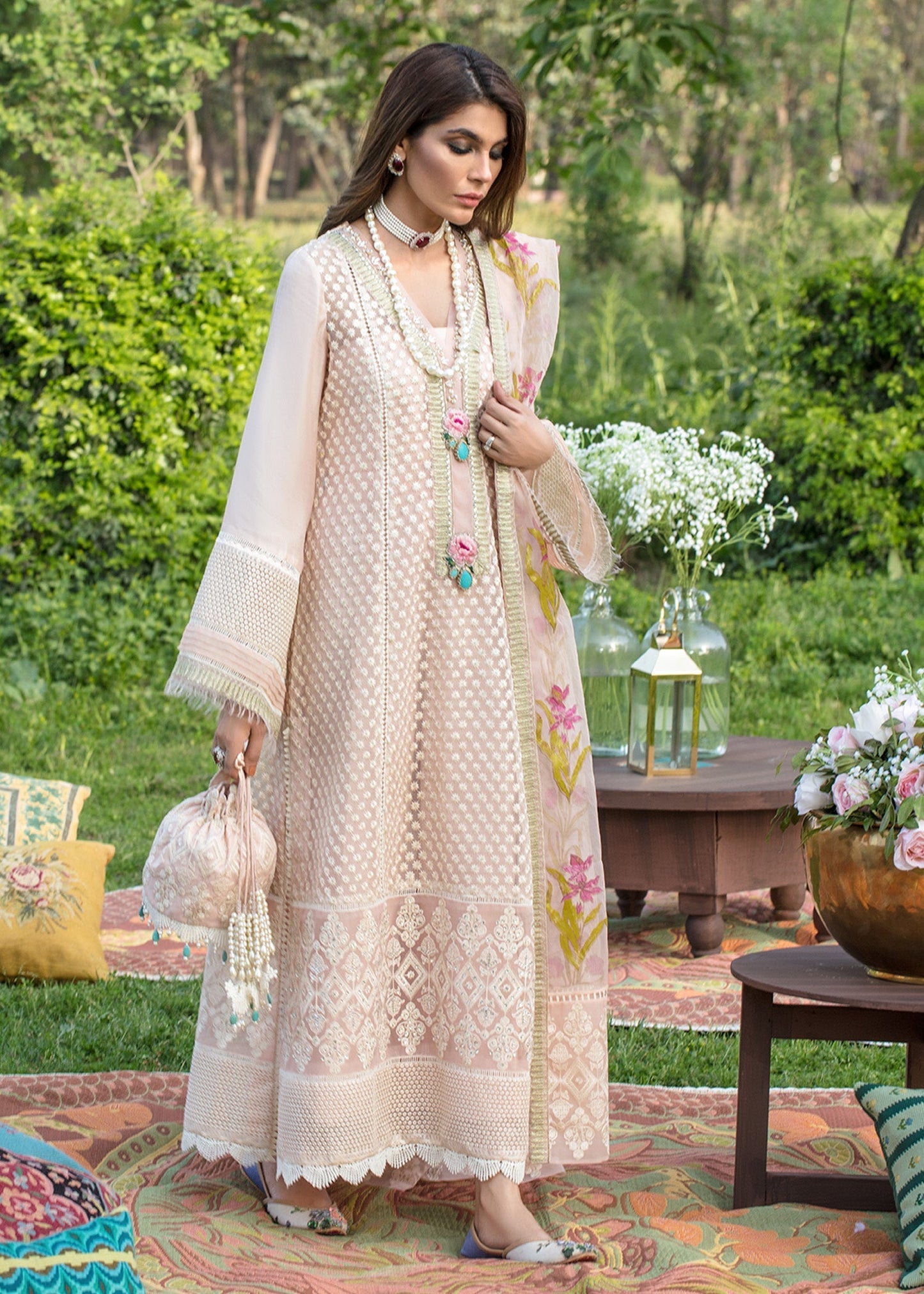 Saira Shakira | Luxury Pret | Head In Clouds - Ladies Clothes - Maria Faisal