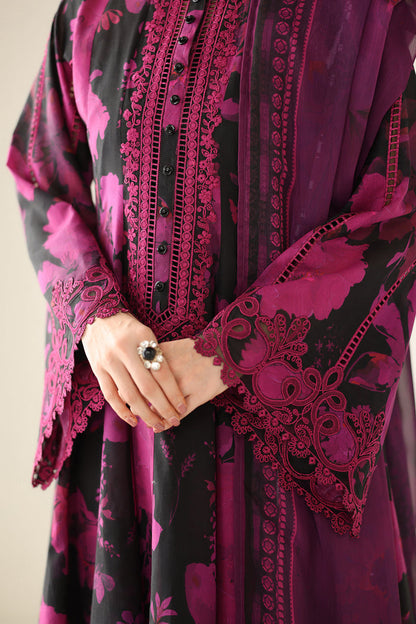 Baroque | Luxury Pret Summer | UF-4185 - Luxury Dress - available at Maria Faisal in UK and USA.