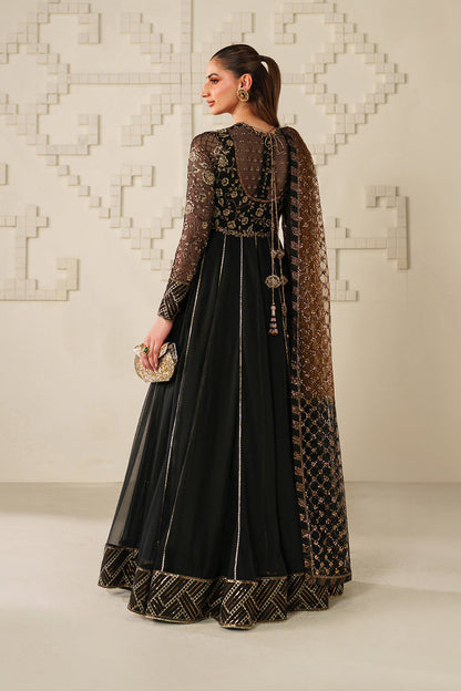 Iznik | Chinon Chiffon | UE-621 - Dress - available at Maria Faisal in UK and USA.