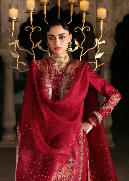 Hussain Rehar | Luxury Pret AW 25 | Berrique - Formal Dress - available at Maria Faisal in UK and USA.