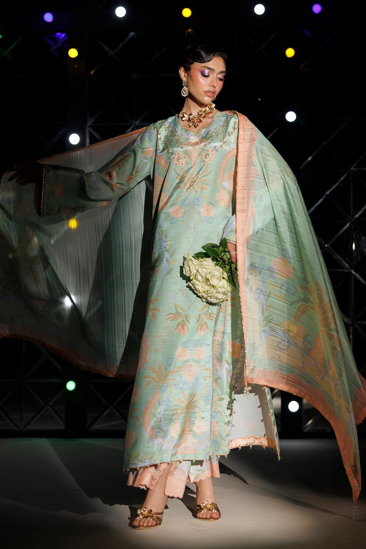 Rangrasiya | Luxe Silk 26 | Marvelle - Luxury Dress - available at Maria Faisal in UK and USA.