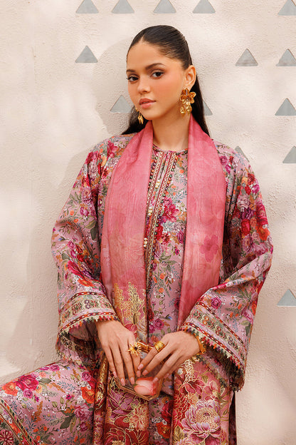Baroque | Luxury Pret Summer | UF-4398 - Luxury Dress - available at Maria Faisal in UK and USA.