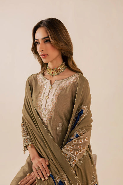 Nureh | Fancy Formal | NP-748 - Formal Dress - available at Maria Faisal in UK and USA.