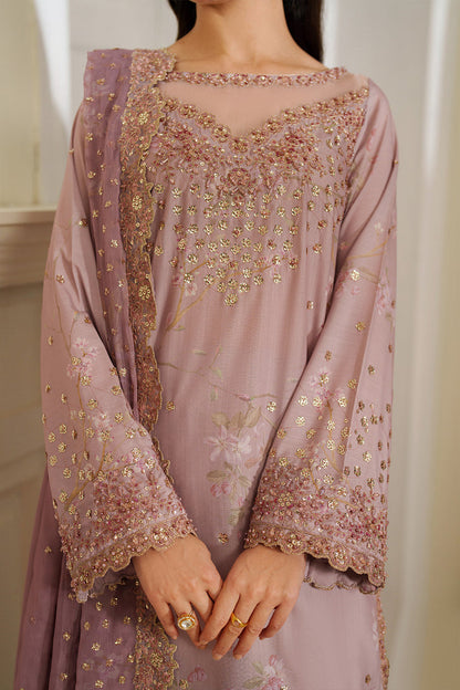 Iznik | Printed Formals | UE-540 - Formal Dress - available at Maria Faisal in UK and USA.