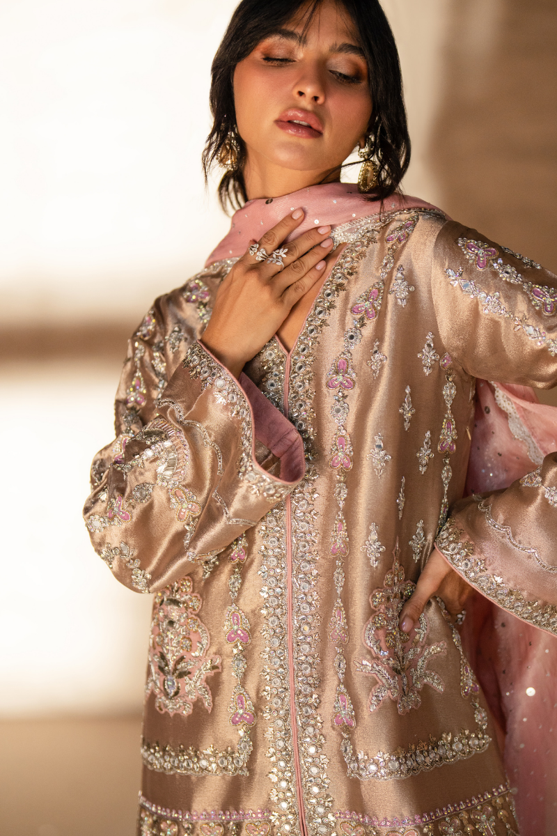 Sana Abbas | Zalea Formals | RANIA - Formal Dress - available at Maria Faisal in UK and USA.
