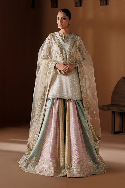 Baroque | Formals Collection | EMBROIDERED ZARRI CHIFFON UF-4435 - Formal Dress - available at Maria Faisal in UK and USA.