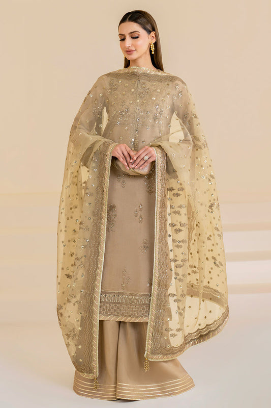 Jazmin | Formals Collection | Raw Silk UR-7024 - Ladies Clothes - Maria Faisal