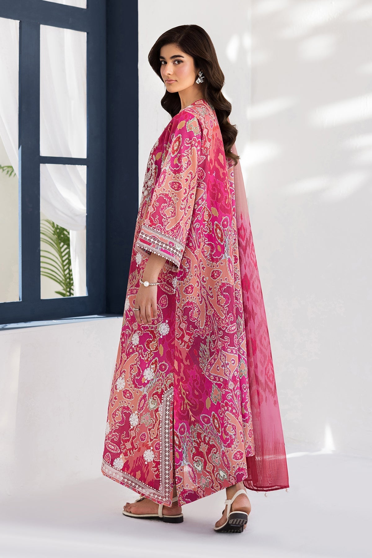 Baroque | Luxury Summer Pret | UF-4452 - Luxury Dress - available at Maria Faisal in UK and USA.