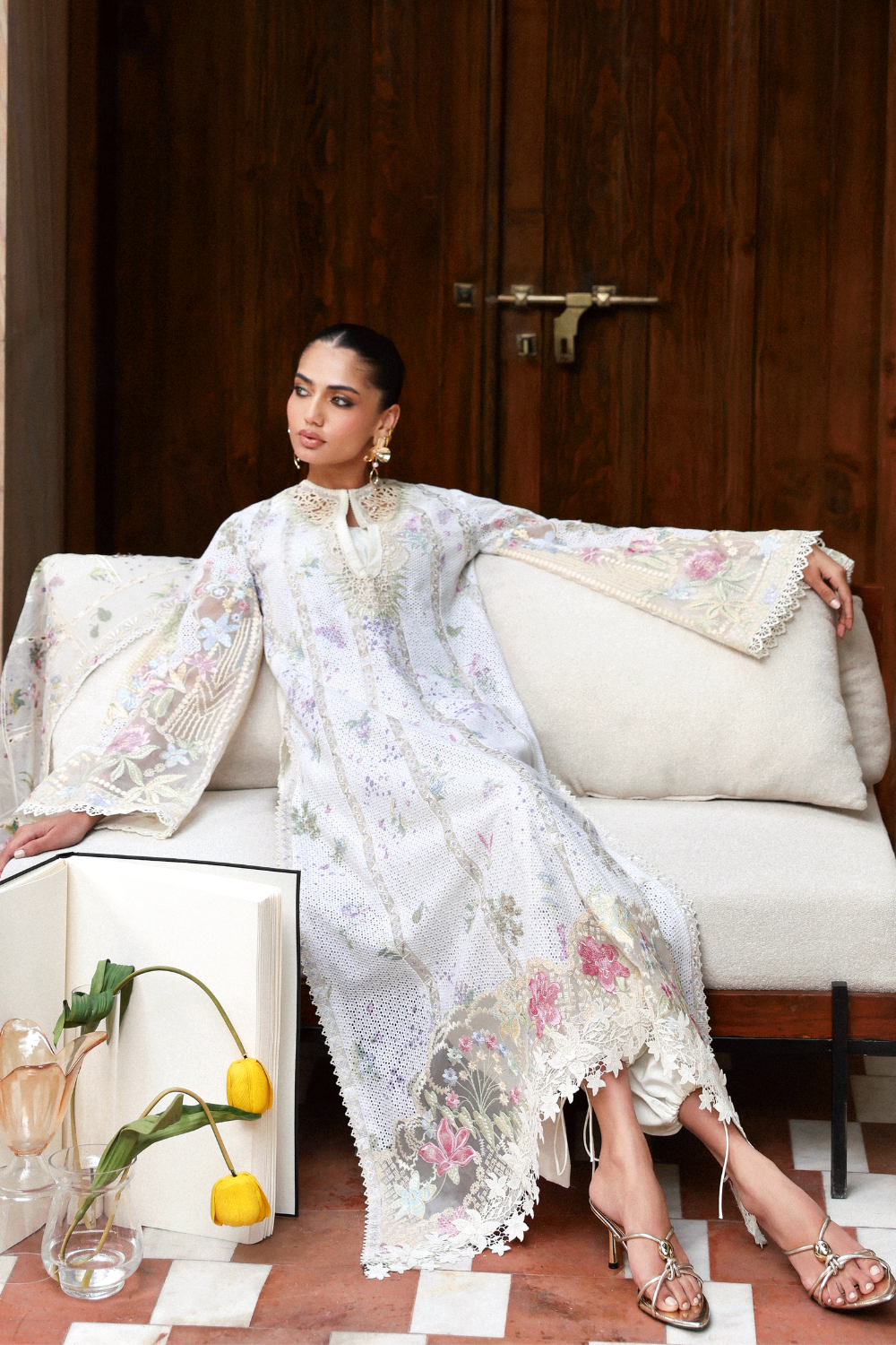 Soraya | Noa Summer Pret '26 |Zaria - Luxury Dress - available at Maria Faisal in UK and USA.