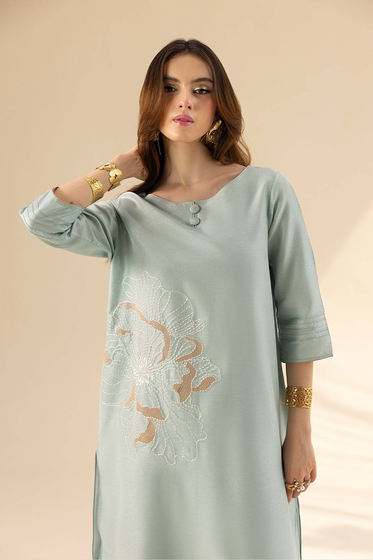 Erum Khan | Lillia Summer Edit | Aqua Breeze by Maria Faisal - Registered Vendor of : Erum Khan - type : Ladies Clothes - 100% original wedding dresses