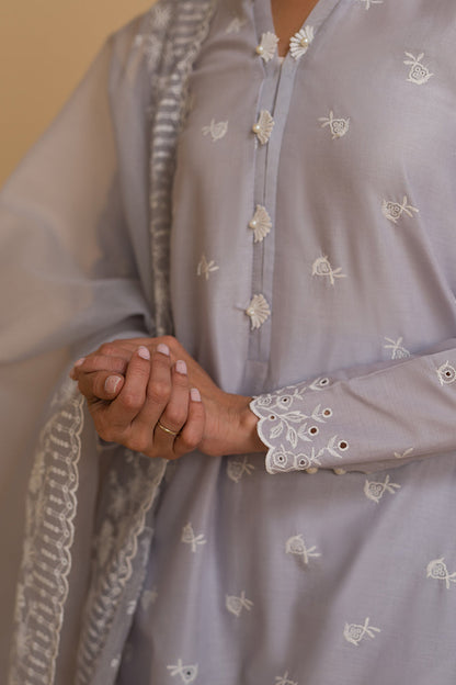 Cross Stitch | Chikankari Lawn Collection | P-05 - Maria Faisal