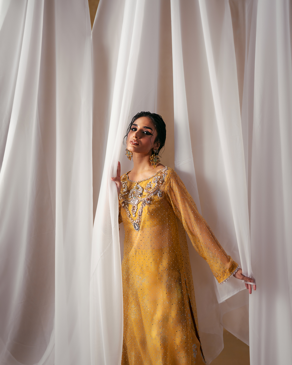 Vasal | Zyra Luxe Pret 26 | Golden Dusk - Ladies Clothes - Maria Faisal