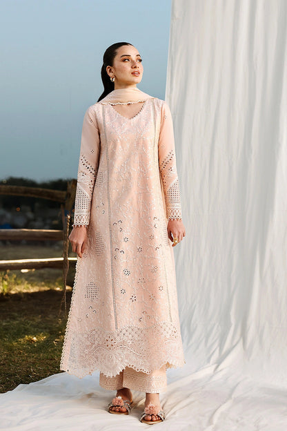 Azure | Luxury Lawn 26 | Petaline - Dress - available at Maria Faisal in UK and USA.