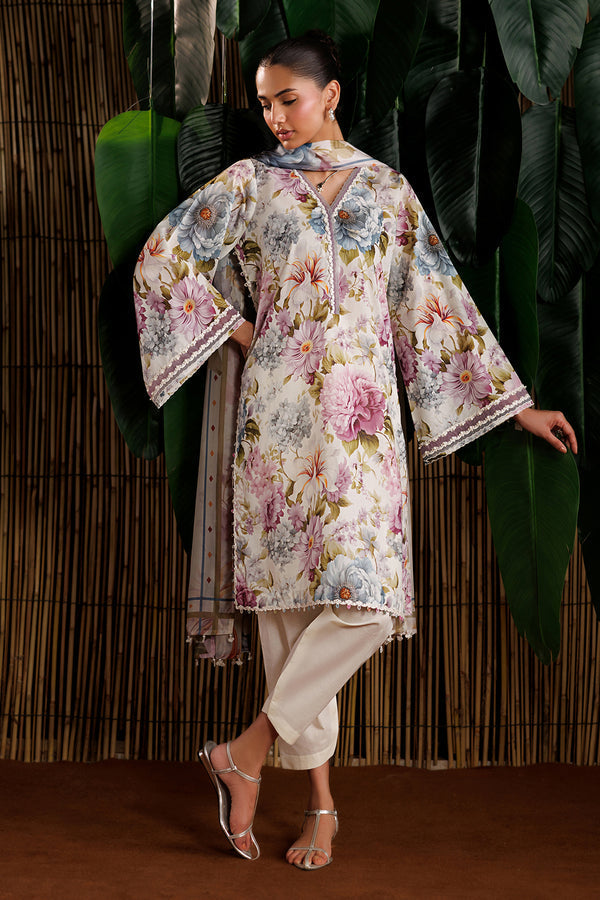 Baroque | Luxury Summer Pret | UF-4531 - Luxury Dress - available at Maria Faisal in UK and USA.