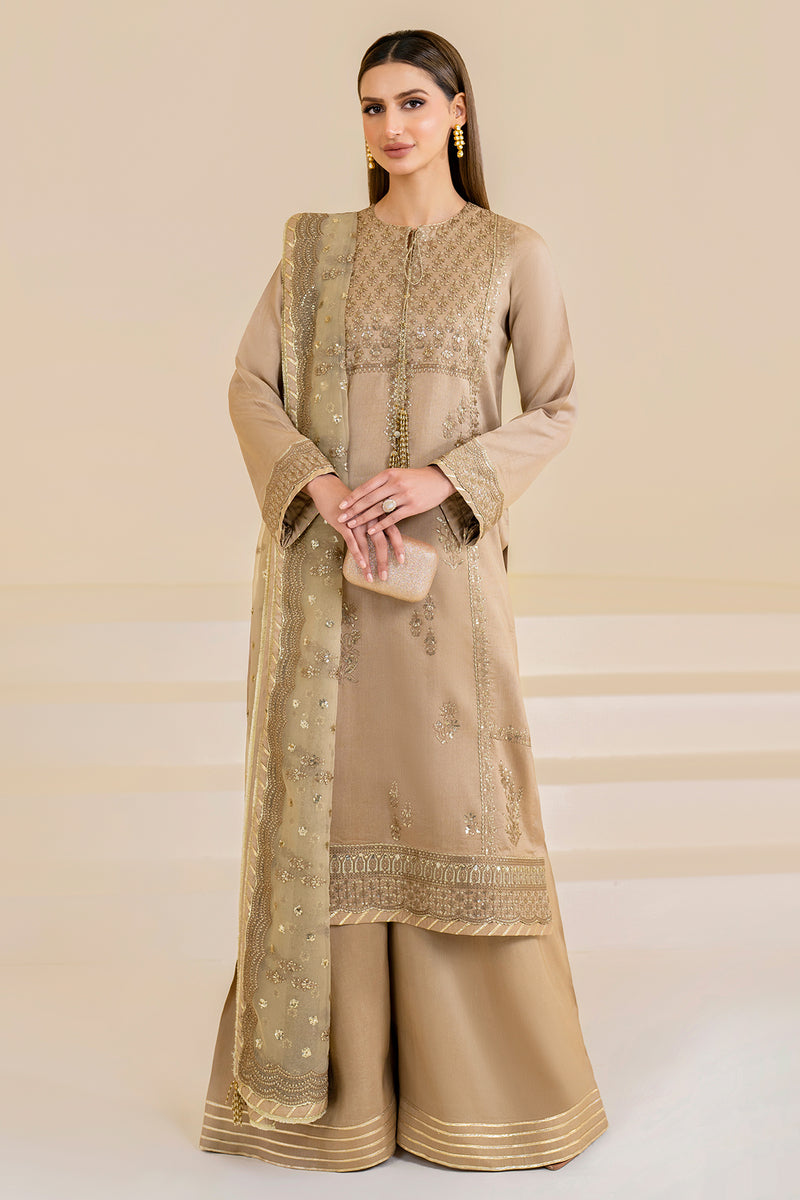 Jazmin | Formals Collection | Raw Silk UR-7024 - Ladies Clothes - Maria Faisal