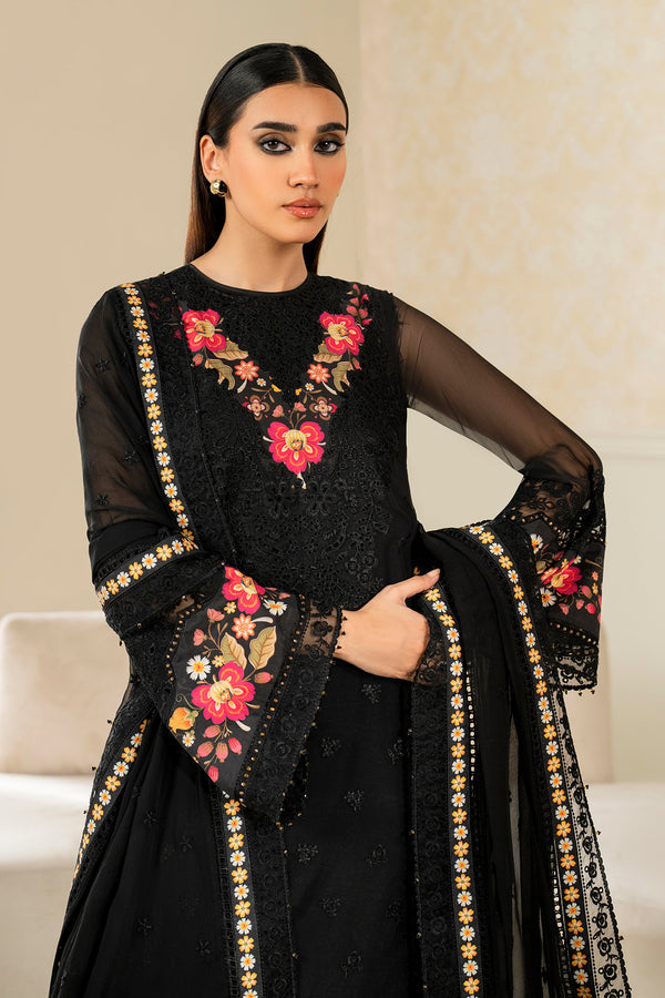 Baroque | Luxury Pret 25 | EMBROIDERED CHIFFON PR-1144 - Ladies Clothes - Maria Faisal