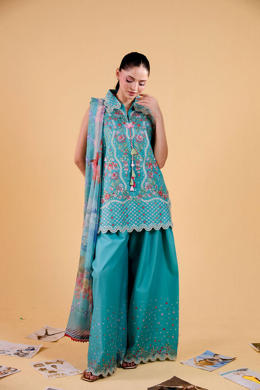 Sobia Nazir | Vital 26 | 5A - Luxury Dress - available at Maria Faisal in UK and USA.