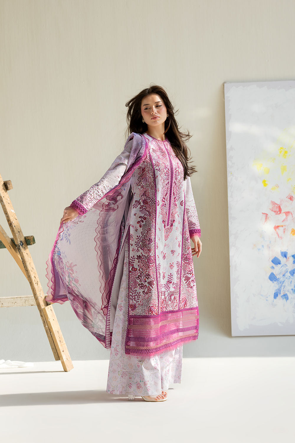 Sobia Nazir | Vital 26 | 5A - Luxury Dress - available at Maria Faisal in UK and USA.