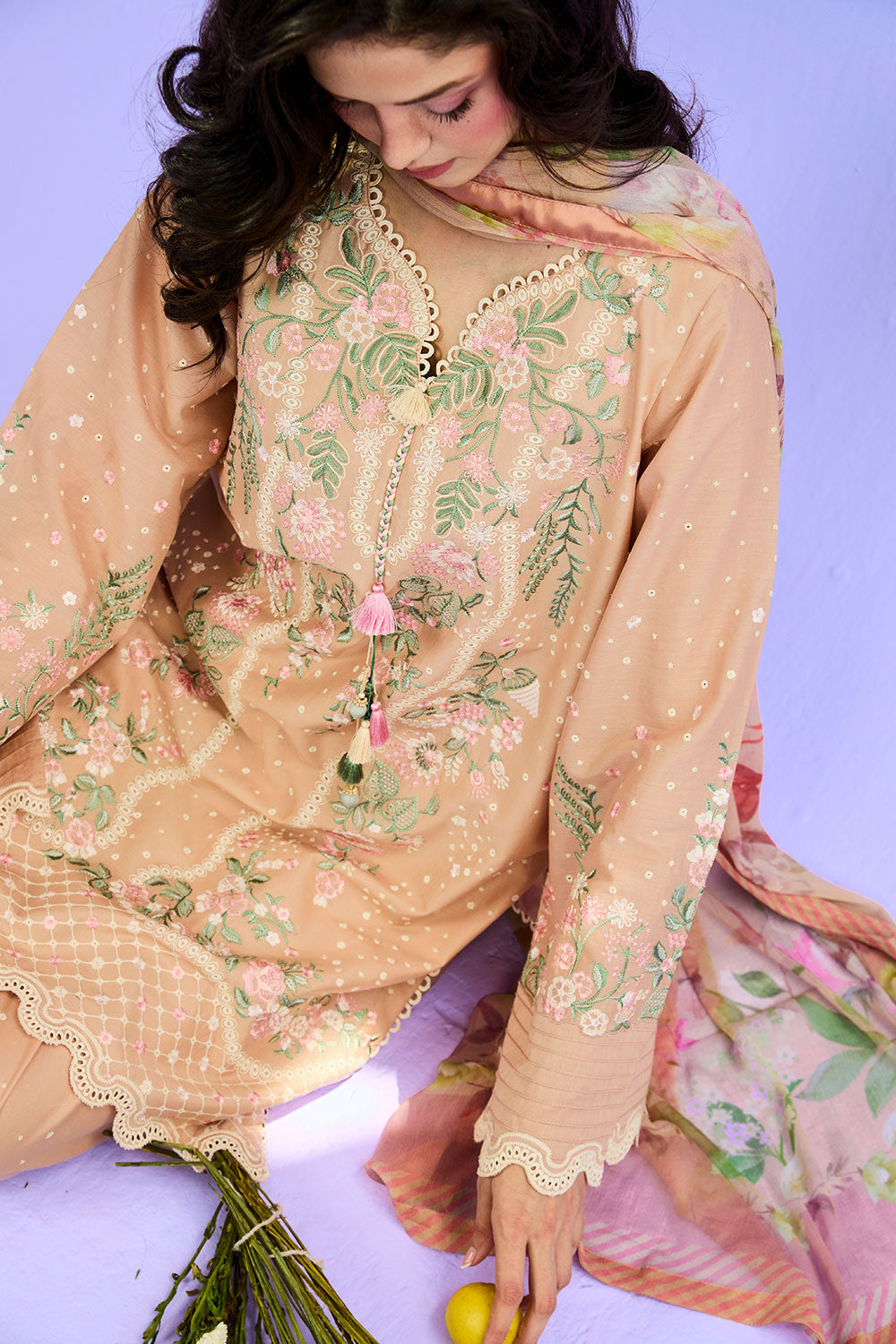 Sobia Nazir | Vital 26 | 5B - Luxury Dress - available at Maria Faisal in UK and USA.