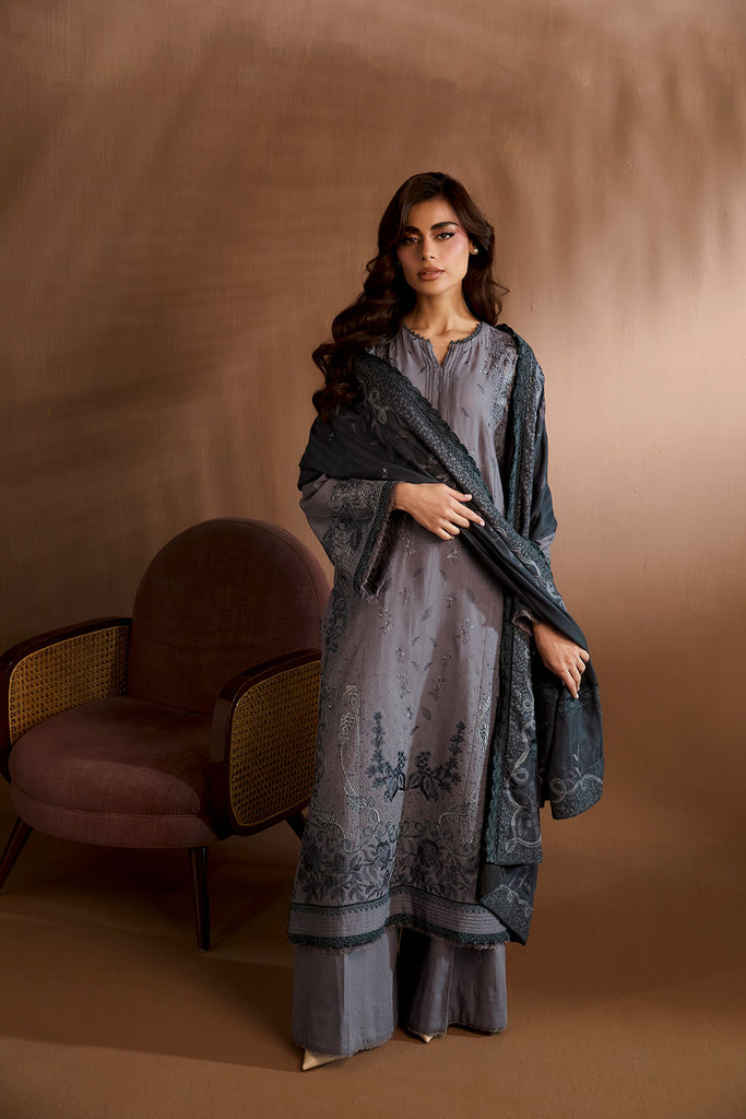 Sobia Nazir | Winter Shawl 25 | Design 5B - Formal Dress - available at Maria Faisal in UK and USA.