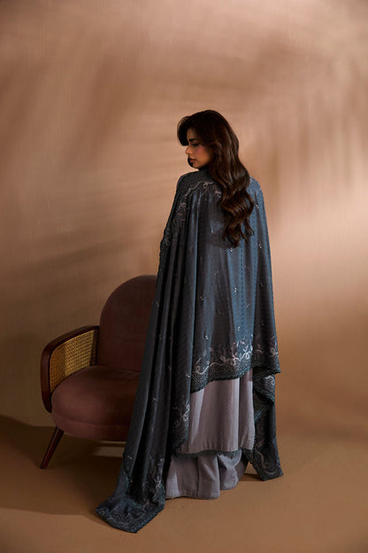 Sobia Nazir | Winter Shawl 25 | Design 5B - Formal Dress - available at Maria Faisal in UK and USA.