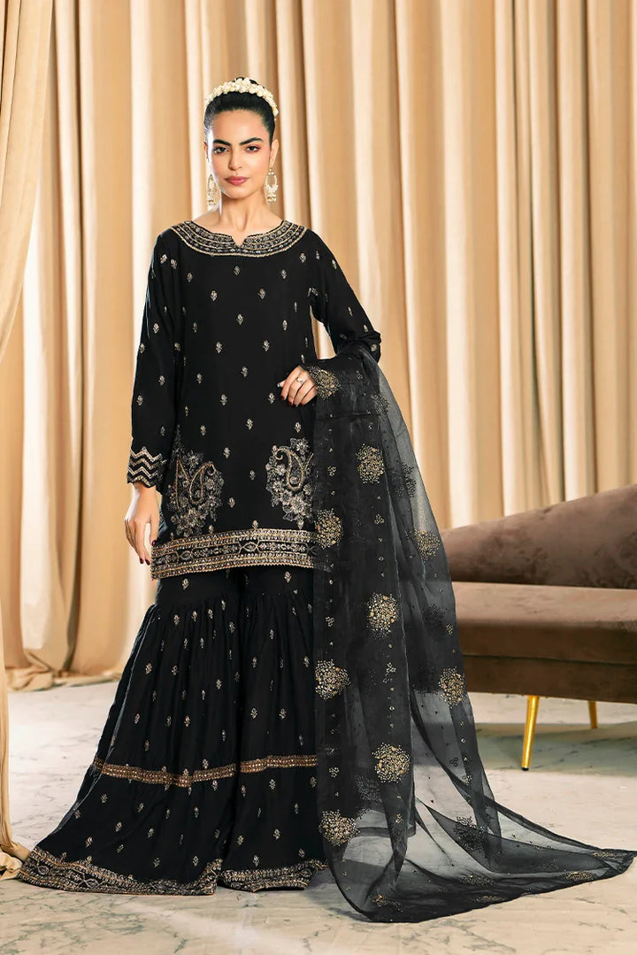 Ellena | Pret Dresses |3-PC Stitched Embroidered Suit 815NYS - Ladies Clothes - Maria Faisal