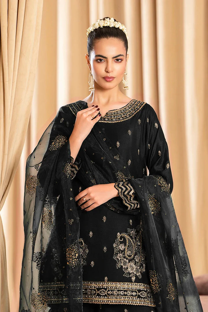 Ellena | Pret Dresses |3-PC Stitched Embroidered Suit 815NYS - Ladies Clothes - Maria Faisal