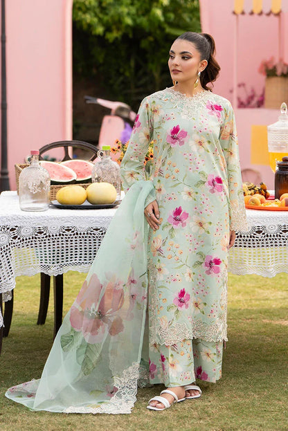 Ellena | Pret Dresses | 3-PC Stitched Embroidered Suit 986CGNS - Ladies Clothes - Maria Faisal