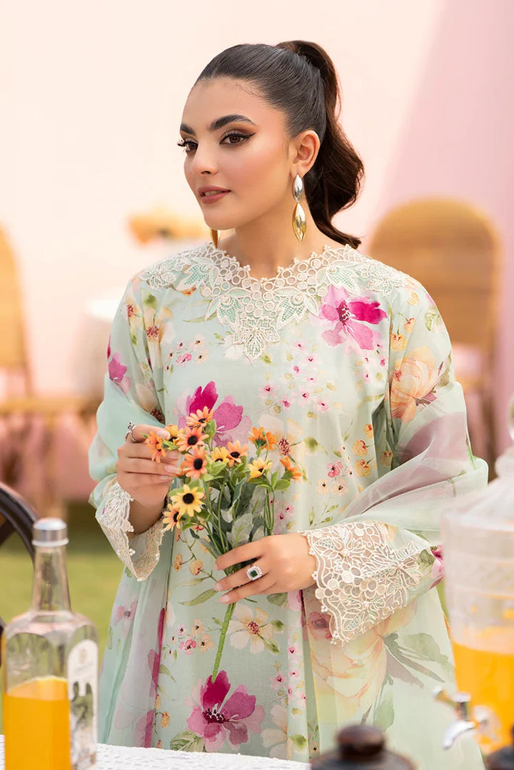 Ellena | Pret Dresses | 3-PC Stitched Embroidered Suit 986CGNS - Ladies Clothes - Maria Faisal