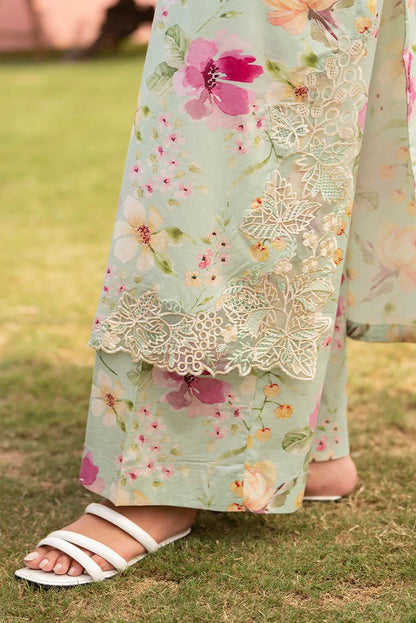 Ellena | Pret Dresses | 3-PC Stitched Embroidered Suit 986CGNS - Ladies Clothes - Maria Faisal