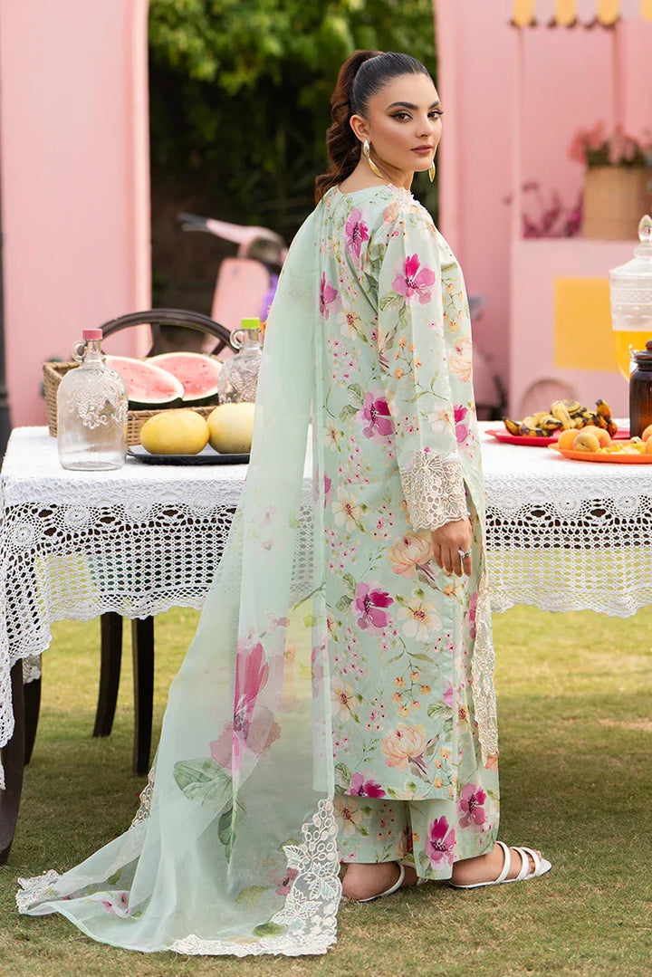 Ellena | Pret Dresses | 3-PC Stitched Embroidered Suit 986CGNS - Ladies Clothes - Maria Faisal
