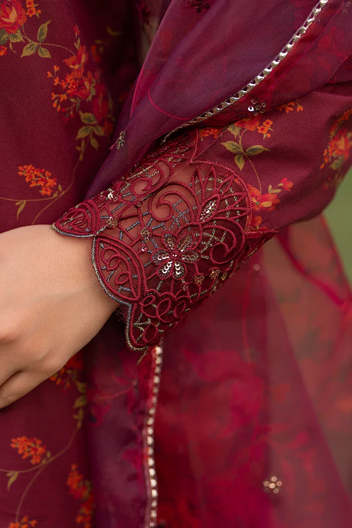 Ellena | Pret Dresses | 3-PC Stitched Embroidered Suit 994MRS - Ladies Clothes - Maria Faisal