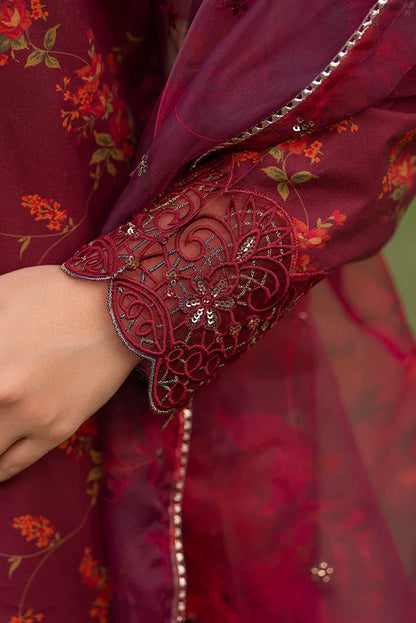 Ellena | Pret Dresses | 3-PC Stitched Embroidered Suit 994MRS - Ladies Clothes - Maria Faisal