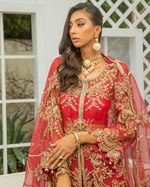 Nyra | Wedding Formals 24 | Scarlet - Wedding Dress - Maria Faisal