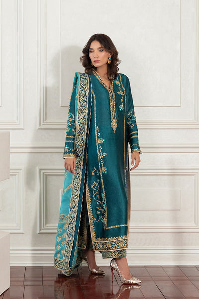 Mina Hasan | Eid ul Adha 26 | Fareeda - Luxury Dress - available at Maria Faisal in UK and USA.